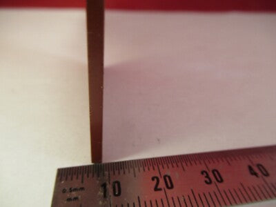 Optical Plate Opaque Terracotta Color Optics