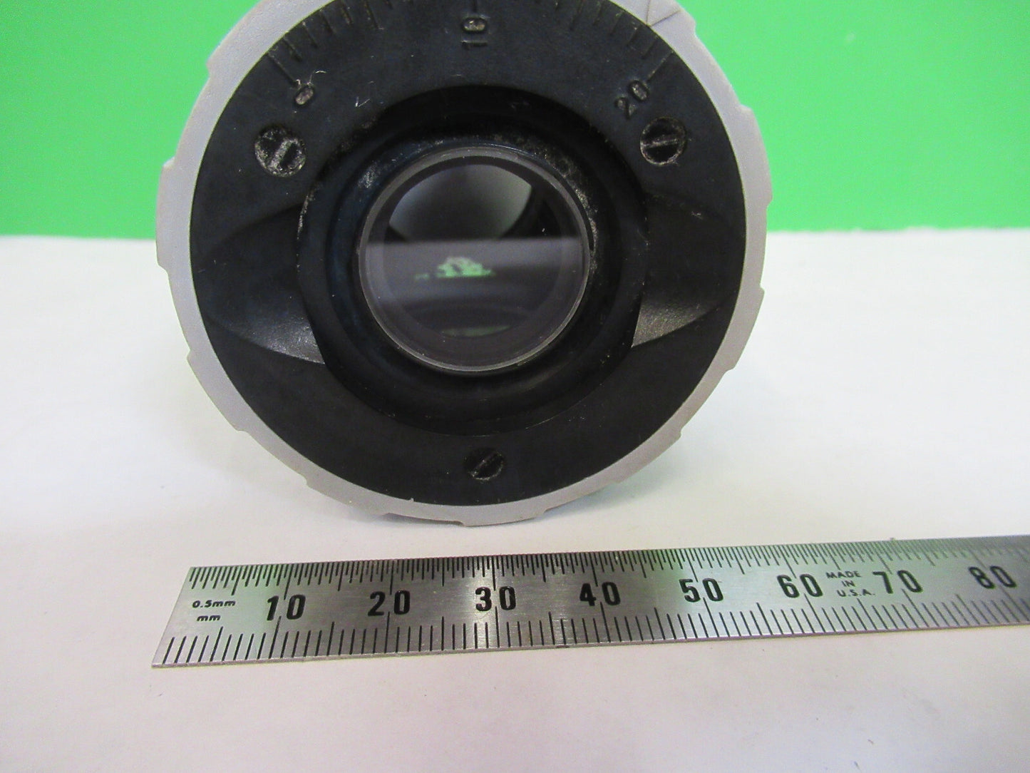 LENS IRIS ILLUMINATOR ZEISS GERMANY MICROSCOPE PART AS PICTURED S7-A-19