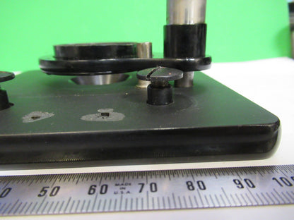 SPENCER AO ANTIQUE STAGE TABLE OLD MICROSCOPE PART AS PICTURED T5-A-74