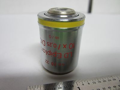 Microscope Objective Carl Zeiss AG Ld EPIPlan 10X Infinity Optics BIN#5K-L-04 [chipped]