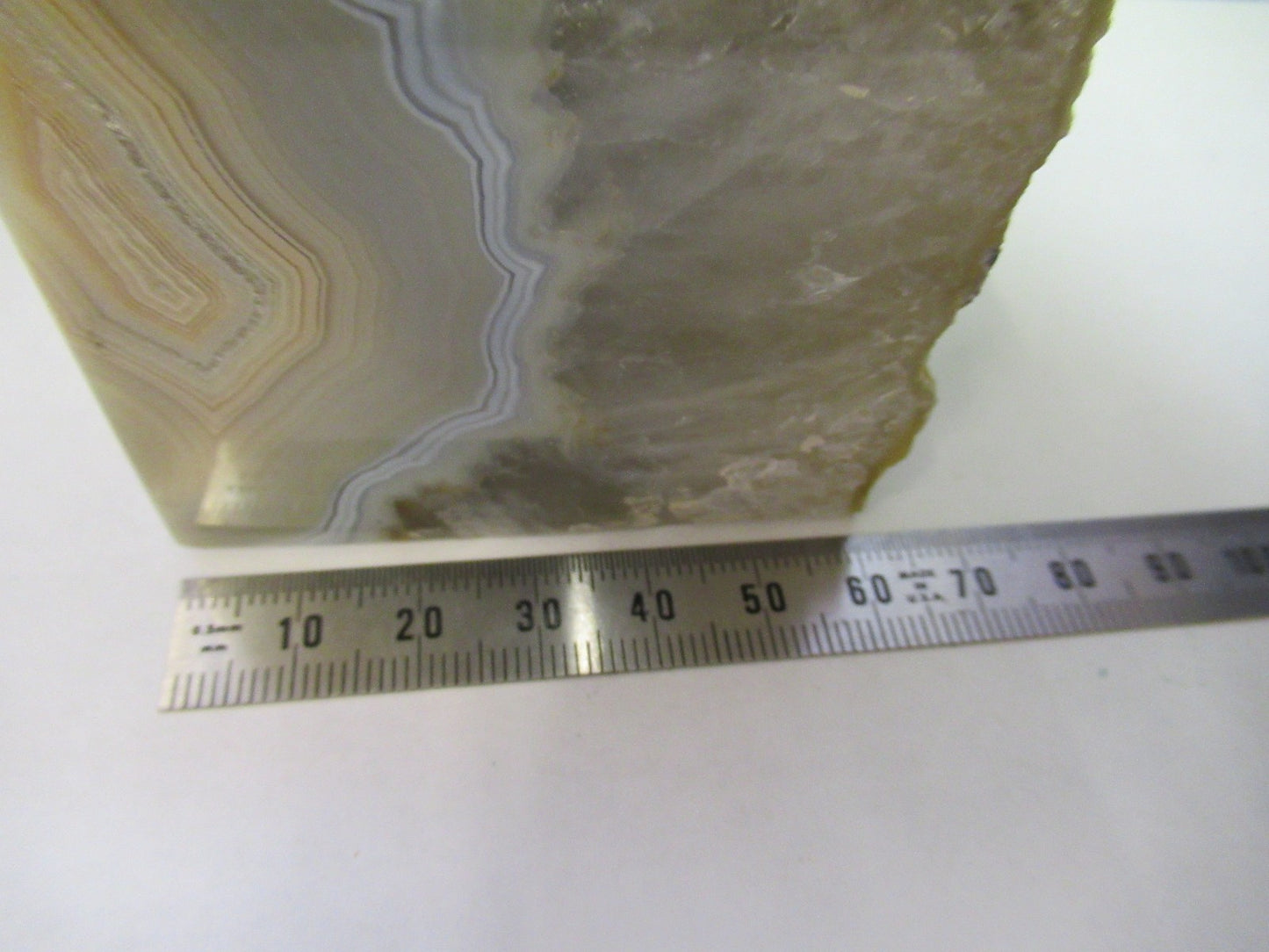 AMAZING AGATE SLICE MINERAL SAMPLE BEAUTIFUL SPECIMEN AS PICTURED V3-A-12