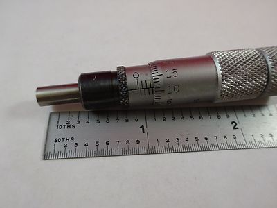 MICROMETER STARRET for OPTICAL LASER OPTICS AS IS BIN#D8-A-05
