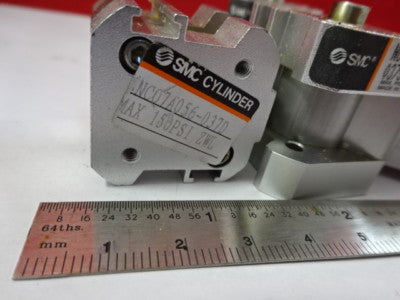 LOT SMC PNEUMATIC AIR CYLINDERS NCO TYPE CONTROL SYSTEMS AS PICTURED &92-32
