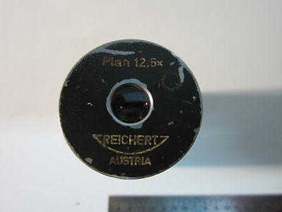 MICROSCOPE PART EYEPIECE REICHERT AUSTRIA PLAN 12.5X OPTICS BIN#24-50-5
