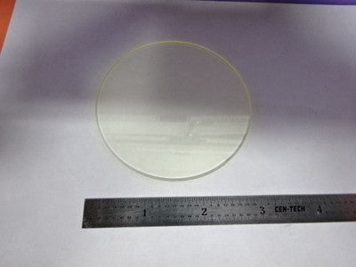 Yellow Round Glass Wafer Window Optical Laser Optics