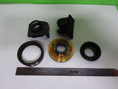 Microscope Lot Carl Zeiss AG Parts Lenses Optics AS IS