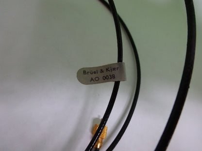 LOW NOISE CABLE AO 0038 for BRUEL KJAER DENMARK ACCELEROMETER AS IS #7-DT DWR
