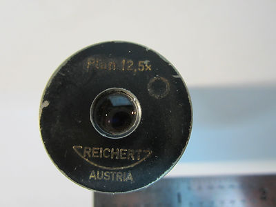 MICROSCOPE PART EYEPIECE REICHERT AUSTRIA PLAN 12.5X OPTICS BIN#24-70-8
