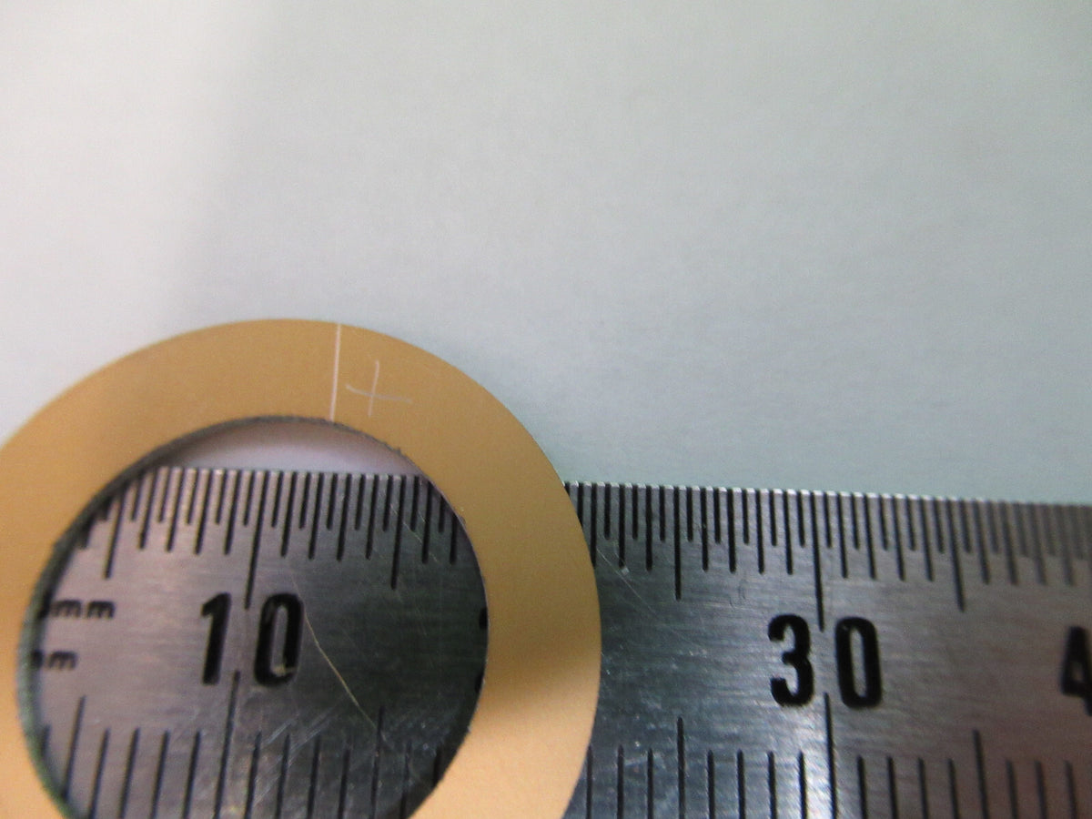 BLANK PIEZOELECTRIC new QUARTZ CRYSTAL Y-CUT GOLD PLATED PIEZO SENSOR AL-B-14