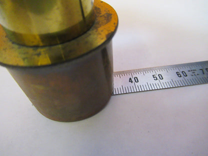 ANTIQUE BRASS OCULAR EYEPIECE BECK LONDON MICROSCOPE PART AS PICTURED Y2-A-69
