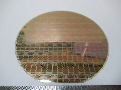 SAPPHIRE WAFER CRYSTAL with COMPONENTS PLATINUM GOLD COAT AS PICTURED &18-A-59