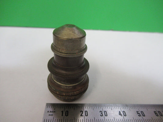 Antique Brass Objective Bausch & Lomb Optics Microscope