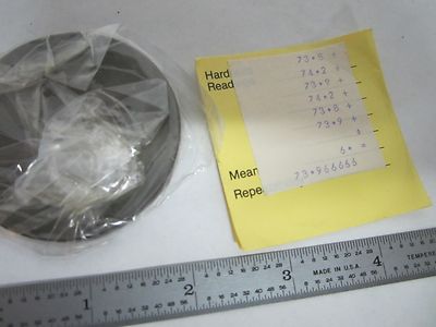 CALIBRATION STANDARD ROCKWELL HARDNESS TEST BLOCK AS IS BIN#R9-21