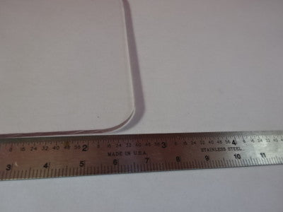 OPTICAL CUSTOM SHAPE ACRYLIC PLASTIC COATED WINDOW OPTICS AS PICTURED &94-80