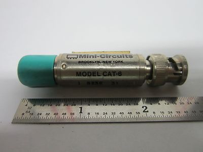 MINI CIRCUITS ATTENUATOR CAT-6 6 dB BNC FREQUENCY RF MICROWAVE AS IS BIN#FI-V-62