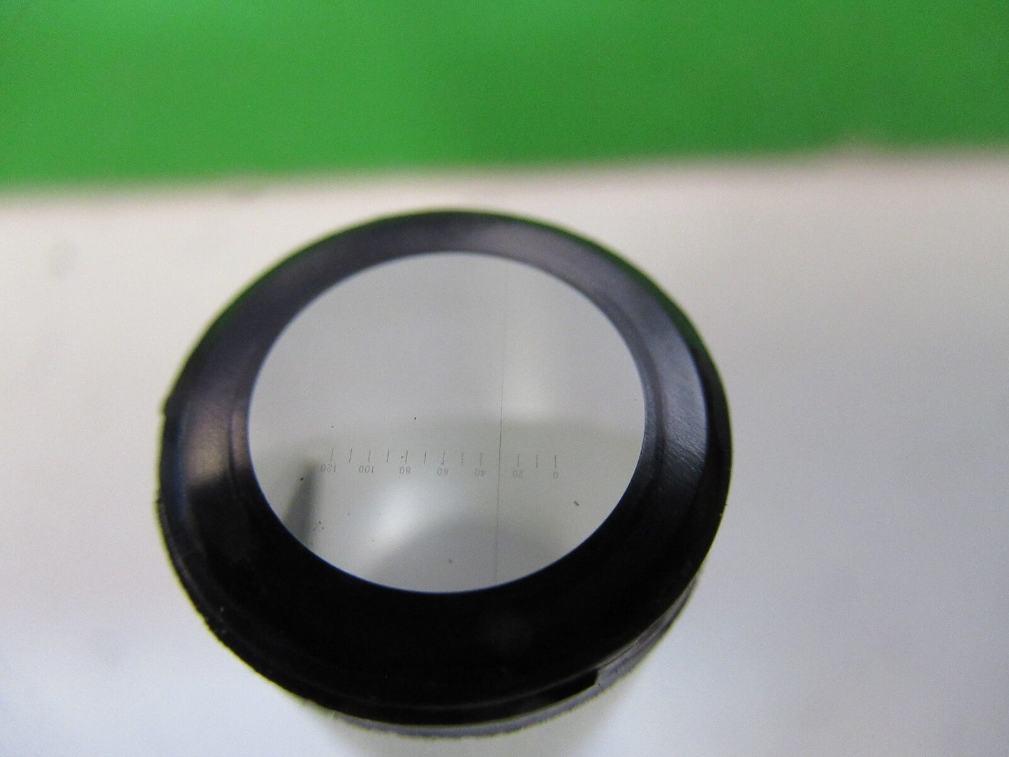 WILD HEERBRUGG BLOCK LENS + RETICLE TICKS MICROSCOPE PART AS PICTURED 18-FT-41