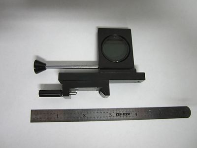 MICROSCOPE PART POLARIZER AUS JENA GERMANY OPTICS AS IS BIN#M3-87