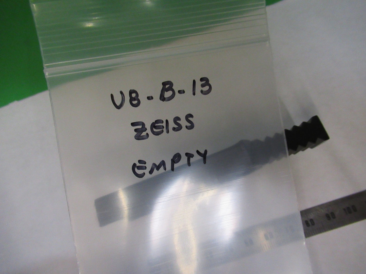 ZEISS GERMANY EMPTY SLIDE FILTER POLARIZER MICROSCOPE PART AS PICTURED U8-B-13