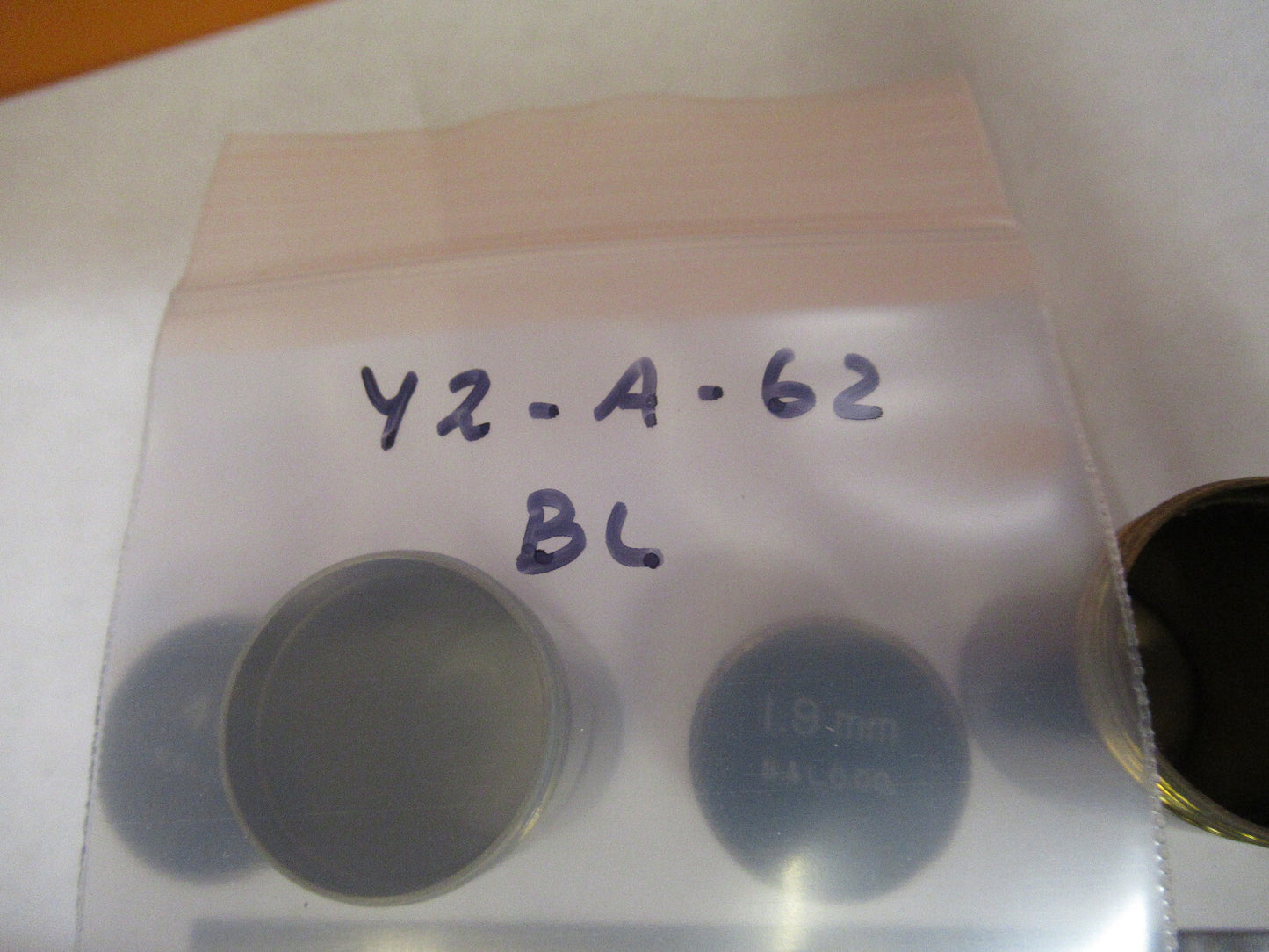 Antique Brass Bausch & Lomb Lot Objective Cans Microscope Part