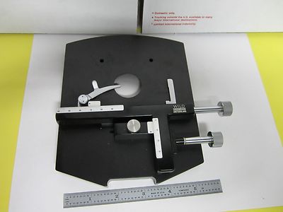 Microscope Stage Micrometer Specimen Heerbrugg Swiss