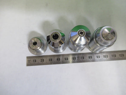 Lot Ernst Leitz Germany Objective 3.5X 10X 45X 100X Microscope Part
