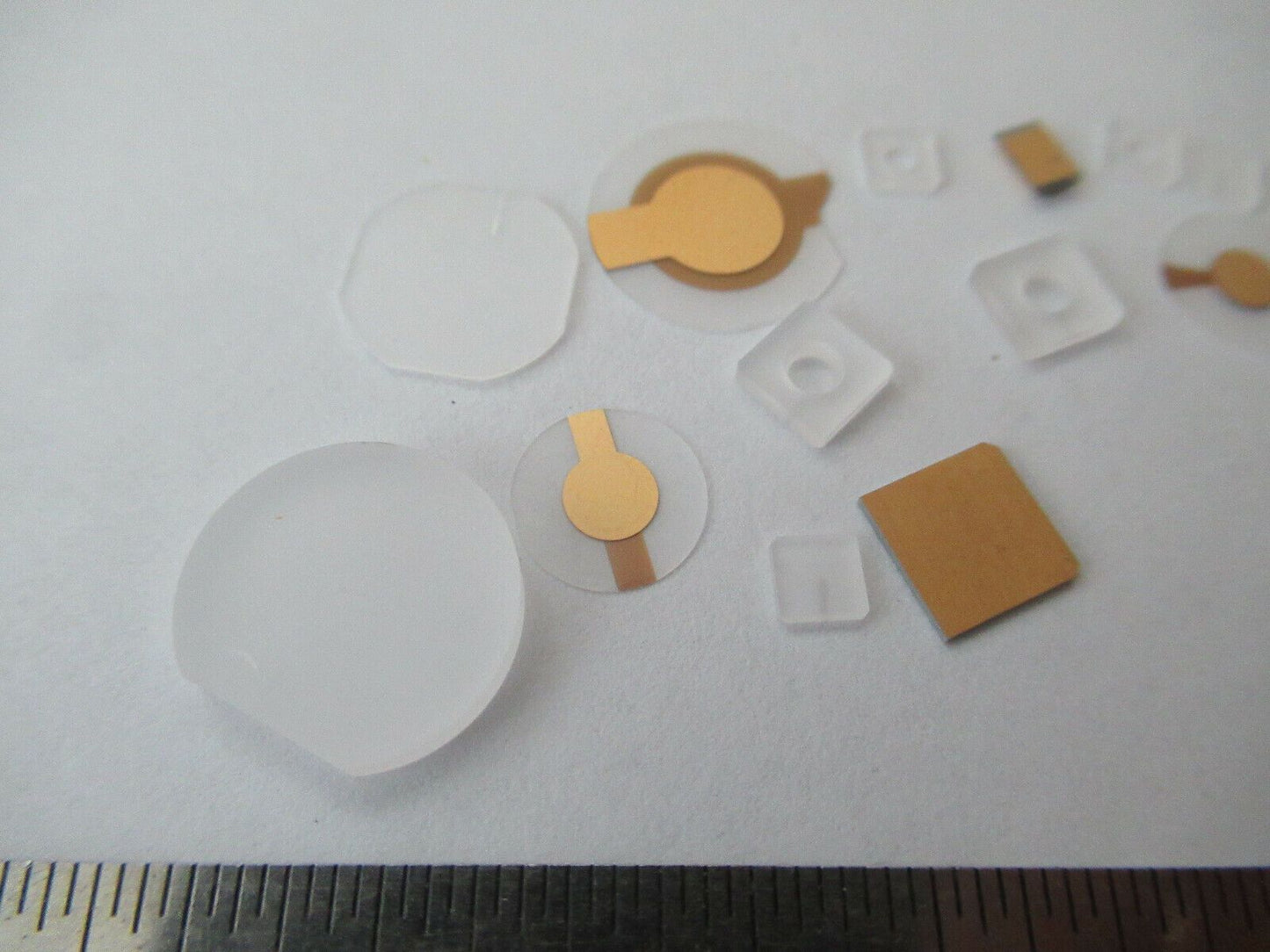 LOT BLANK PIEZOELECTRIC QUARTZ CRYSTAL X- Y- YX-CUT PIEZO SENSOR AS PIC #F5-A-59