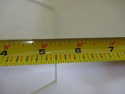 MICROSCOPE PART LARGE TRUNCATED GLASS SPECIMEN TABLE OPTICS AS IS BIN#X6-05