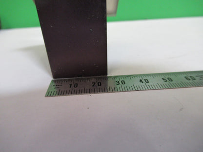 OLYMPUS JAPAN MOUNTED GLASS FLAT MIRROR MICROSCOPE PART AS PICTURED T4-A-27