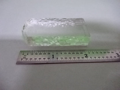 SYNTHETIC QUARTZ CRYSTAL Q FACTOR SLAB GROWTH FREQUENCY CONTROL AS IS #AS-96