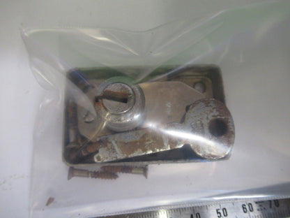 Lock & Key Wood Cabinet Germany Microscope Part