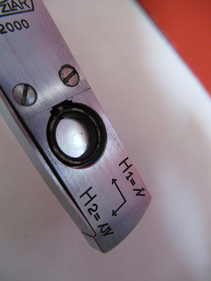 LEITZ GERMANY BEREK COMPENSATOR OPTICS MICROSCOPE PART AS PICTURED S4-B-57
