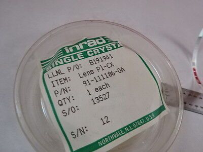 INRAD OPTICAL SINGLE CRYSTAL LENS LASER OPTICS AS PICTURED &Z8-13