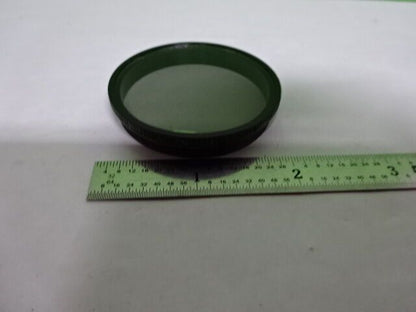 MICROSCOPE PART POLARIZER STEREO OLYMPUS JAPAN OPTICS AS IS #AQ-34