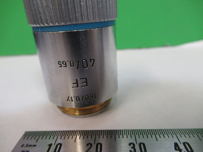 LEITZ GERMANY OBJECTIVE EF 40X /160 MICROSCOPE PART OPTICS AS PICTURED X6-A-83