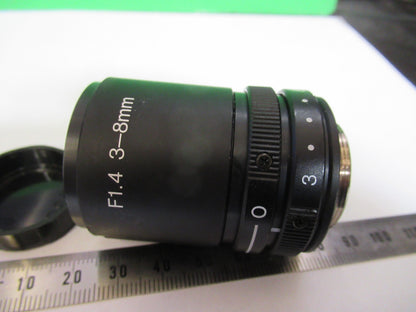 Lens Camera Pelco Clovis F 1.4 3-8 mm Optics