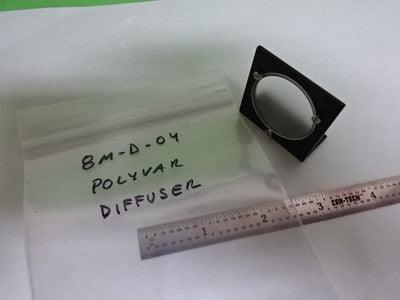 MICROSCOPE PART POLYVAR REICHERT LEICA DIFFUSER LENS OPTICS AS IS BIN#8M-D-04