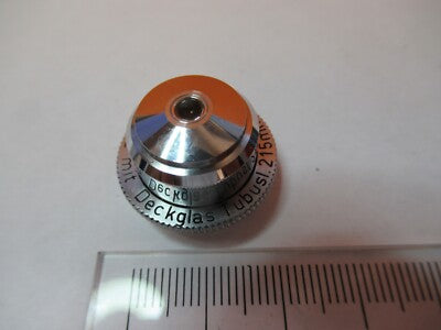 LEITZ WETZLAR POL OBJECTIVE 6L OPTIC 215mm MICROSCOPE PART AS PICTURED &3K-A-41