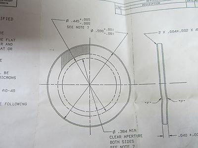 OPTISCHER GERMANIUM-LINSENFILTER BESCHICHTETE LASEROPTIKEN BIN#43-30