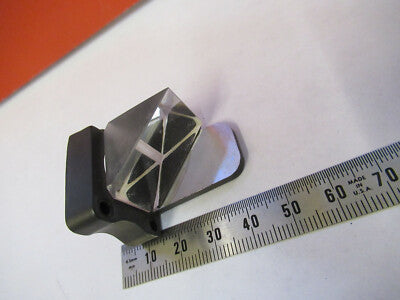 OPTICAL GLASS PRISM MICROSCOPE PART OPTICS AS PICTURED #82-A-18