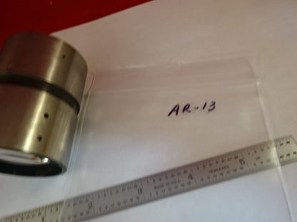 OPTICAL CONVEX LENSES MOUNTED MIL SPEC LASER OPTICS AS IS #AR-13