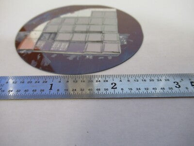 HUGHES AIRCRAFT COMPONENTS MOUNTED ON SILICON WAFER AS PICTURED &15-FT-X43