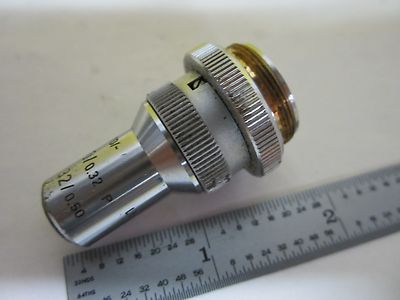 MICROSCOPE PART OBJECTIVE LEITZ GERMANY UTK L 20X + IRIS OPTICS BIN#U1-38