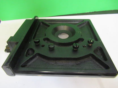 Bausch & Lomb Vintage Stage Table Xy Antique Microscope Part
