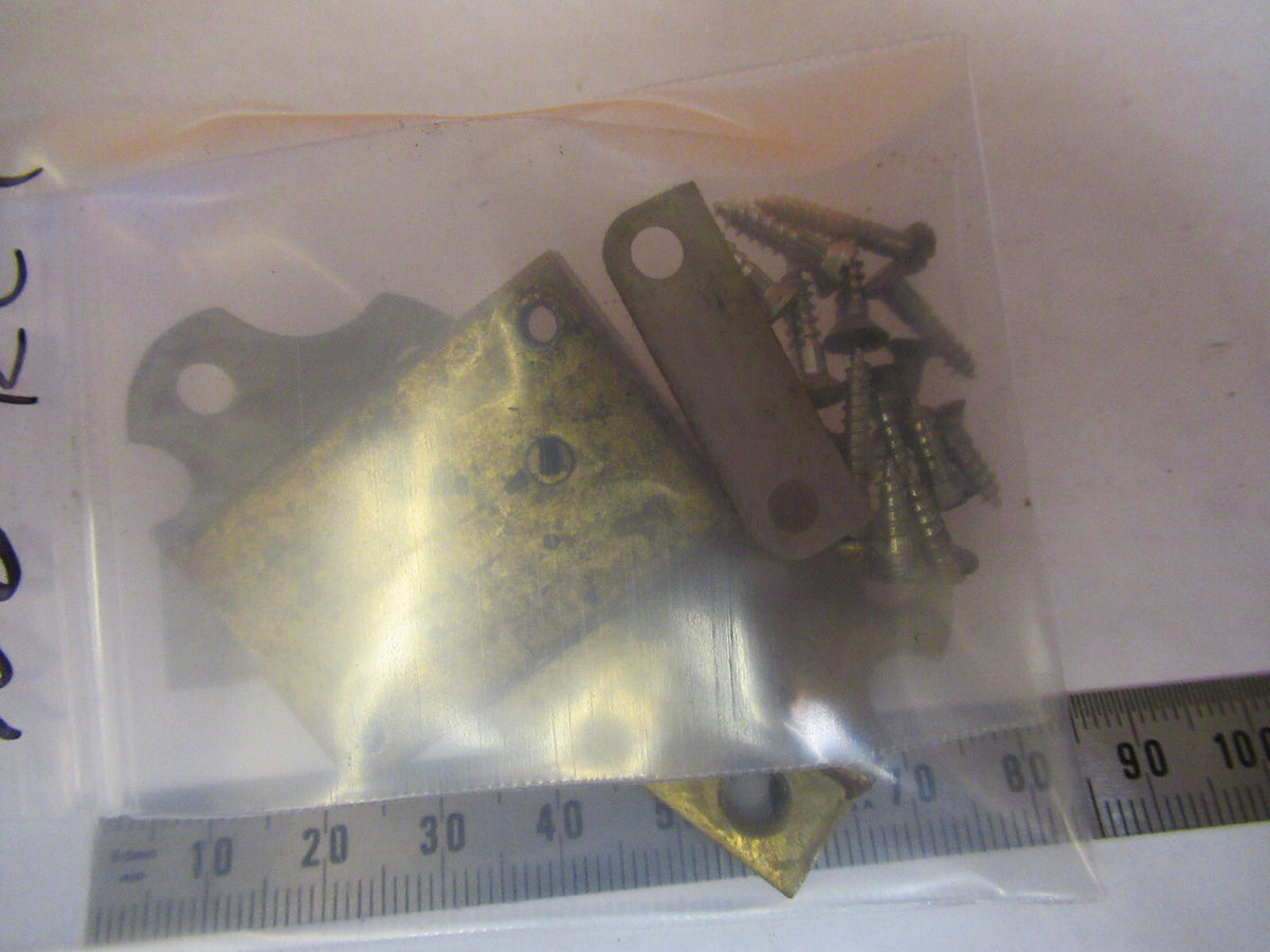 BAUSCH LOMB HINGES + LOCK WITHOUT KEY  MICROSCOPE PART AS PICTURED Q9-FT-85