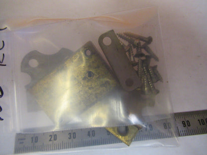 BAUSCH LOMB HINGES + LOCK WITHOUT KEY  MICROSCOPE PART AS PICTURED Q9-FT-85