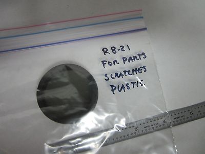 MICROSCOPE PART POLARIZER PLASTIC [scratches] OPTICS AS IS BIN#R8-21