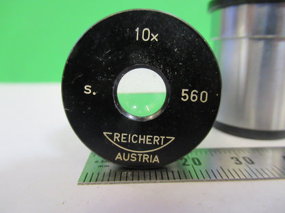 Reichert Austria Eyepiece 10X Pair Optics Microscope Part