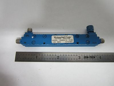 RF WEINSCHEL 1538RA-10 DIRECTIONAL COUPLER  GHz FREQUENCY MICROWAVE BIN#F3-16