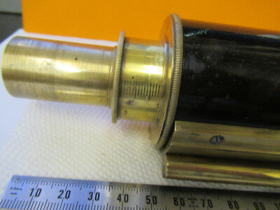 Antique Carl Zeiss AG Brass Tubus + Nosepiece Microscope Part