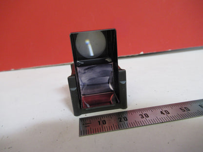 MEIJI JAPAN MOUNTED GLASS PRISM MICROSCOPE PART AS PICTURED X8-B-39